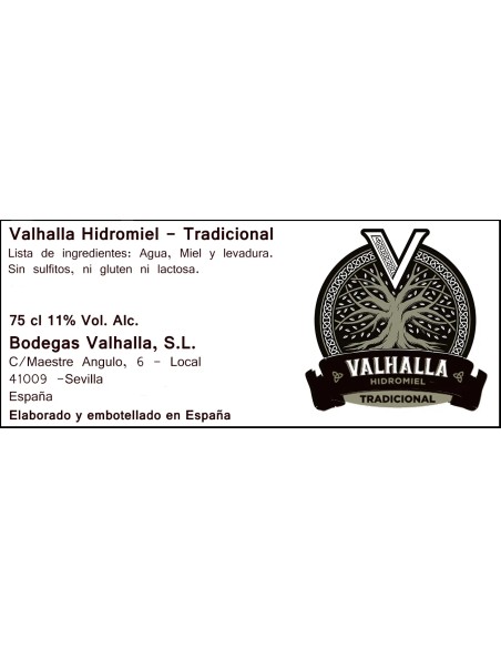 Valhalla Tradicional - Ampolla de 75cl