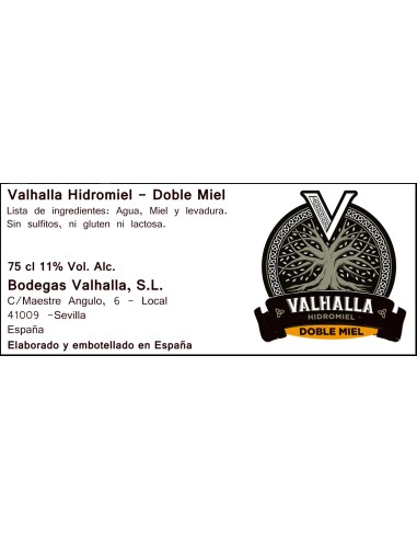 Valhalla Double Miel - Botella de 75cl