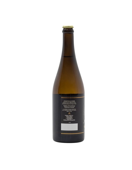 Valhalla Doble Miel - Botella de 75cl. Trasera.