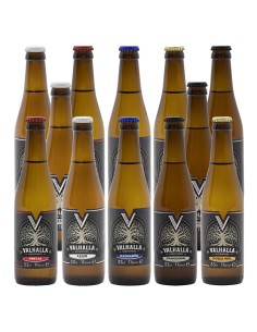 Valhalla Hidromiel - Surtido de Botellines de 12 de 33cl - Valhalla Hidromiel