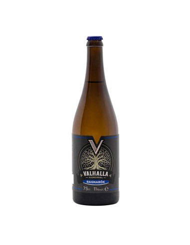 Valhalla Ragnarok - Botella de 75cl Frontal.